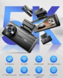 מצלמת רכב AZDOME M580 החדשה עם 5K ו2 או 3 ערוצים + כרטיס במתנה!